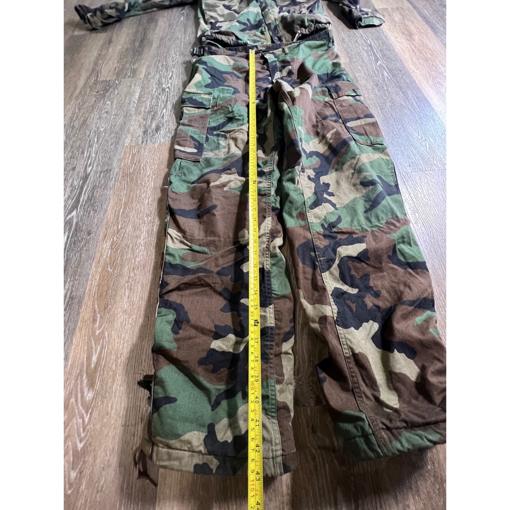 Amertex Military Chemical Protective Suit Mens Medium Woodland Camo Good Class 1 - Picture 9 of 9